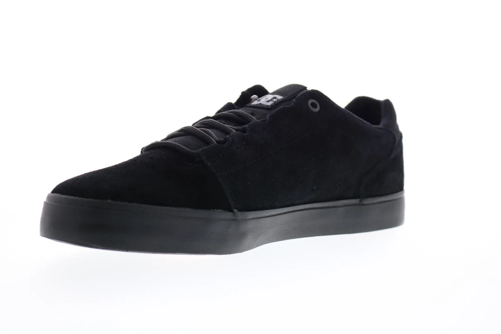 DC Hyde Evan ADYS300584 Men's Black Suede Lace-Up Skate Sneakers - Shop Now