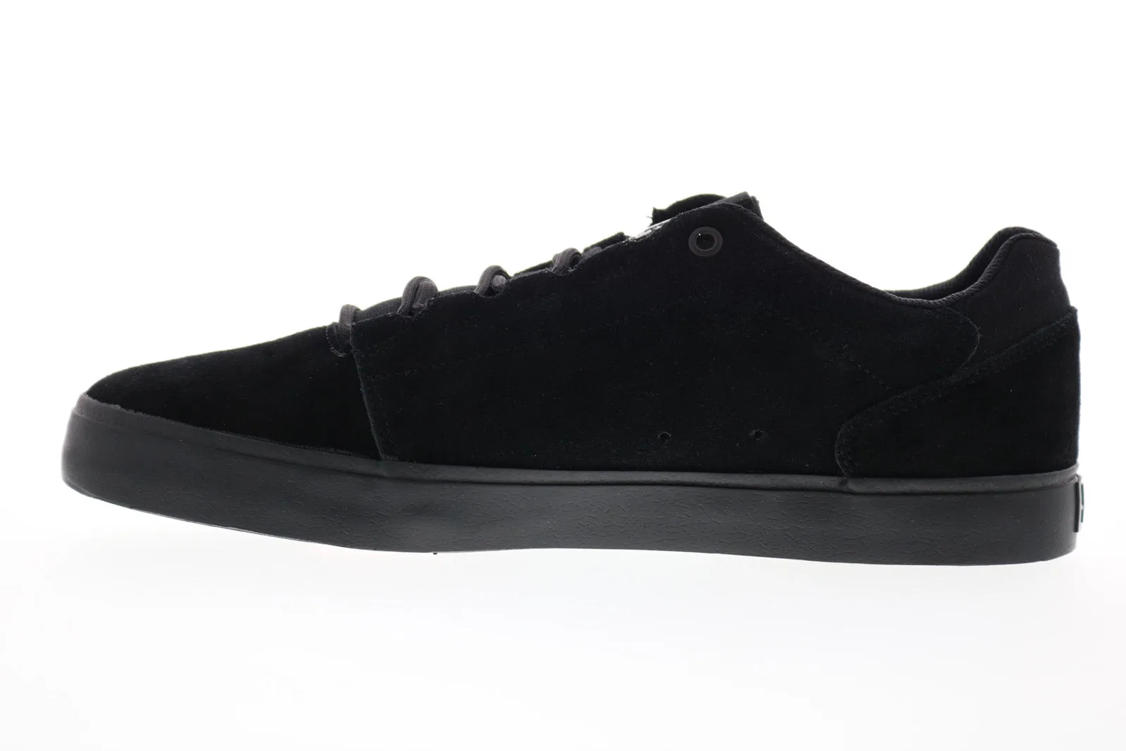 DC Hyde Evan ADYS300584 Men's Black Suede Lace-Up Skate Sneakers - Shop Now