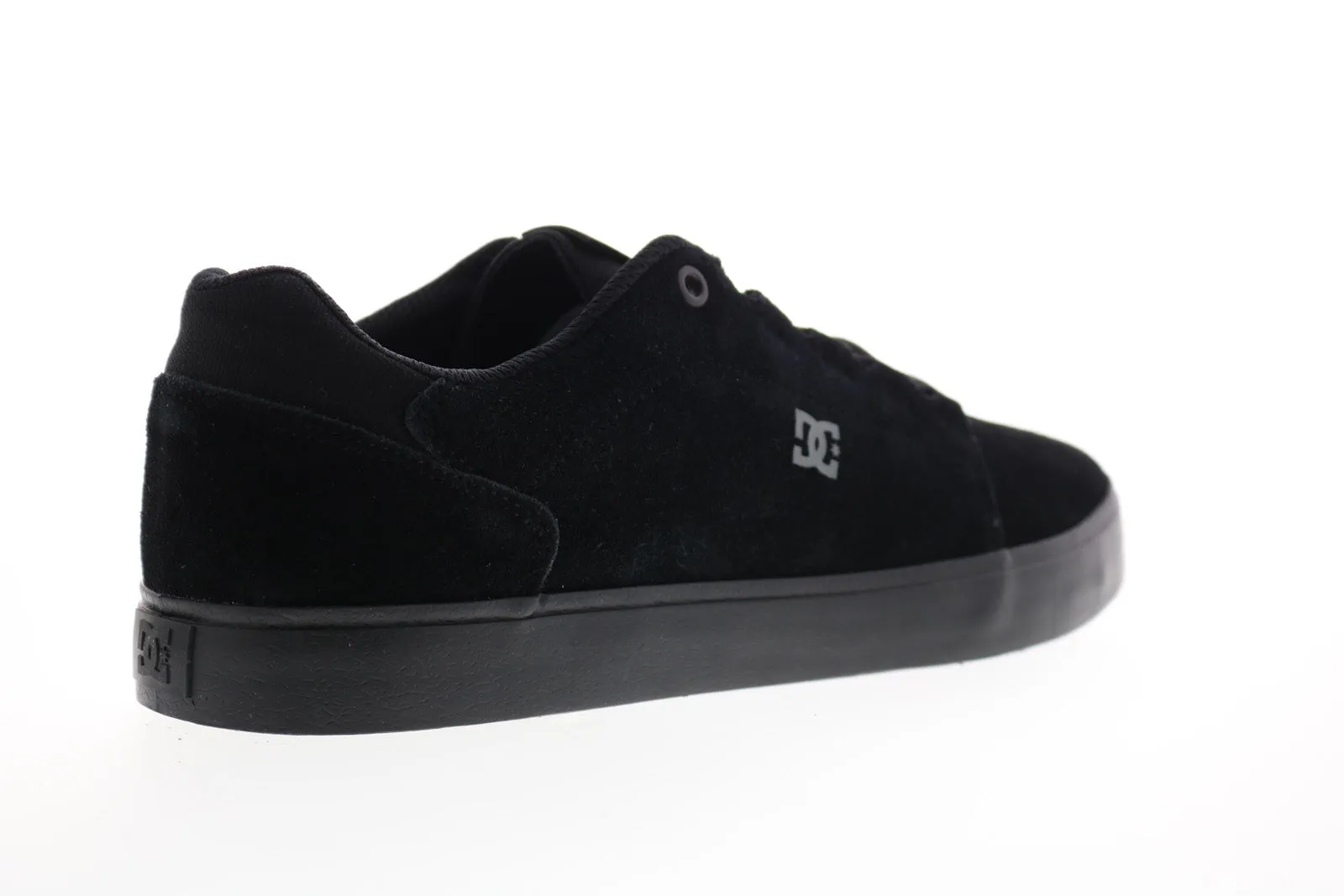 DC Hyde Evan ADYS300584 Men's Black Suede Lace-Up Skate Sneakers - Shop Now