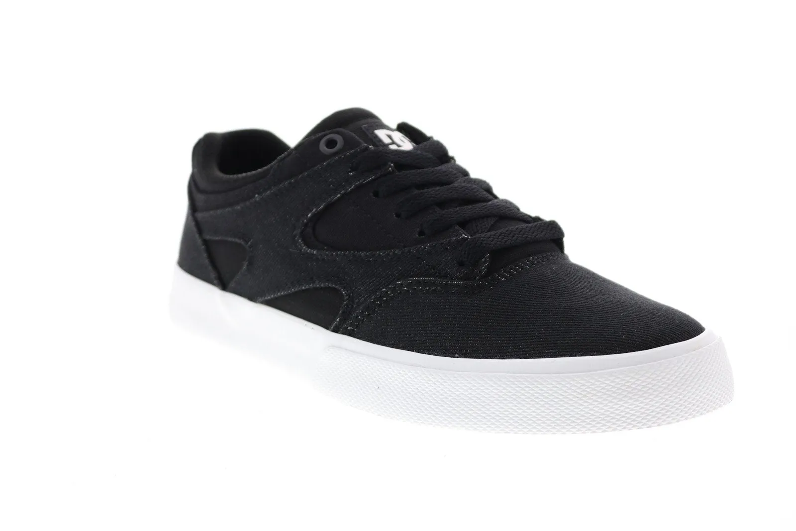 DC Men's Black Canvas Skate Sneakers Shoes