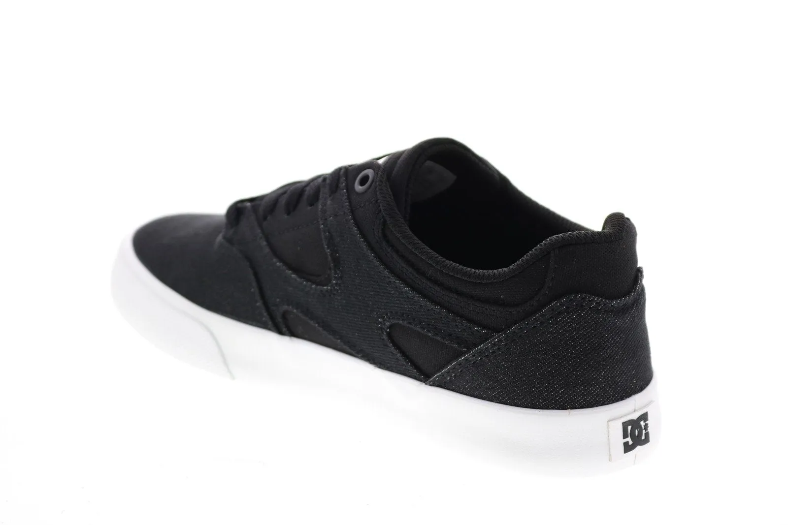 DC Men's Black Canvas Skate Sneakers Shoes