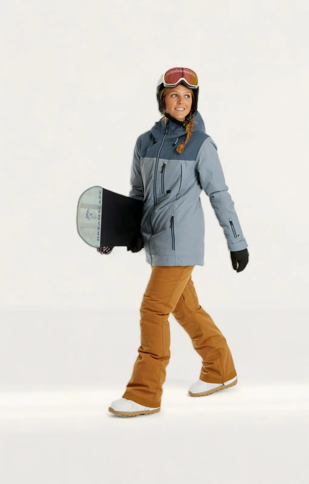 Decathlon Women's Snowboard & Ski Jacket in Grey