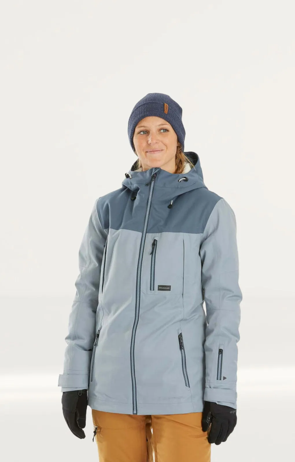 Decathlon Women's Snowboard & Ski Jacket in Grey