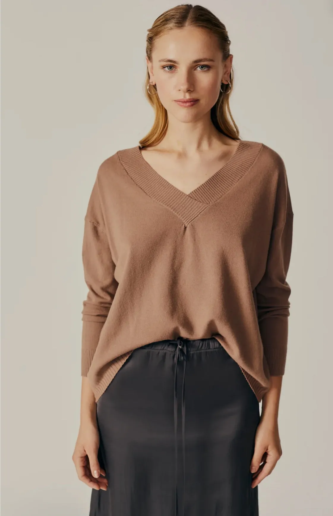 Deluc Betula V-Neck Sweater - Shop Now