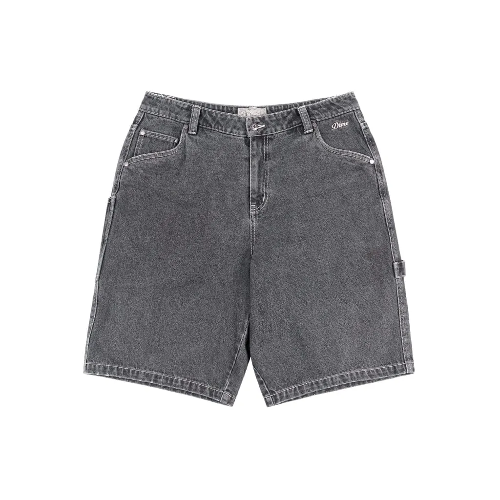 Dime MTL Faded Black Classic Denim Shorts