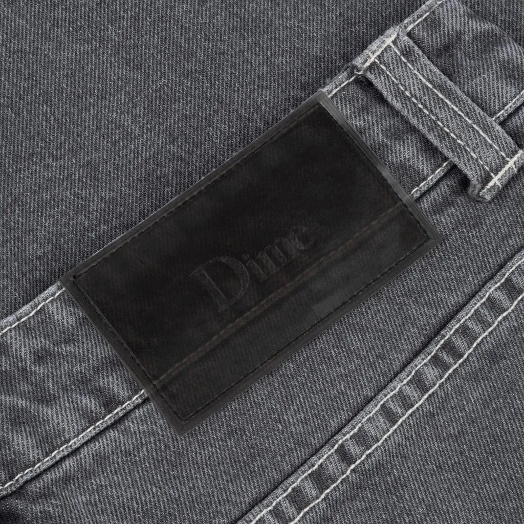 Dime MTL Faded Black Classic Denim Shorts