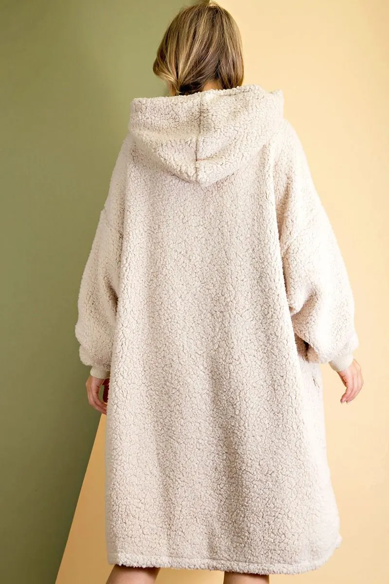 Double-Sided Faux Fur Teddy Dress