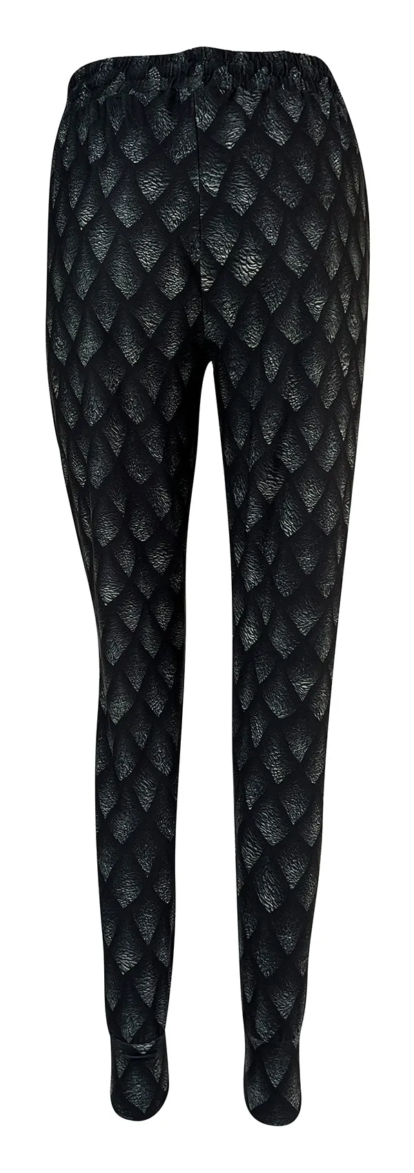 Dragon Scales Print Pants