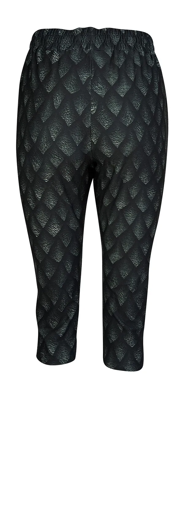 Dragon Scales Print Pants