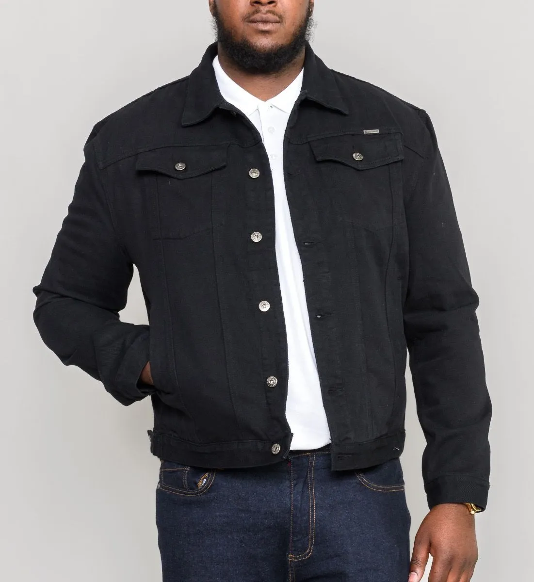 Black Duke Western Denim Trucker Jacket