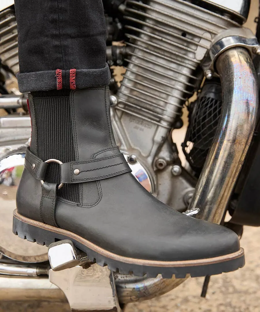 Eagle Pass Motorcycle Boots with Oil Finish