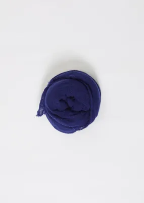 Electric Blue Cashmere Scarf.