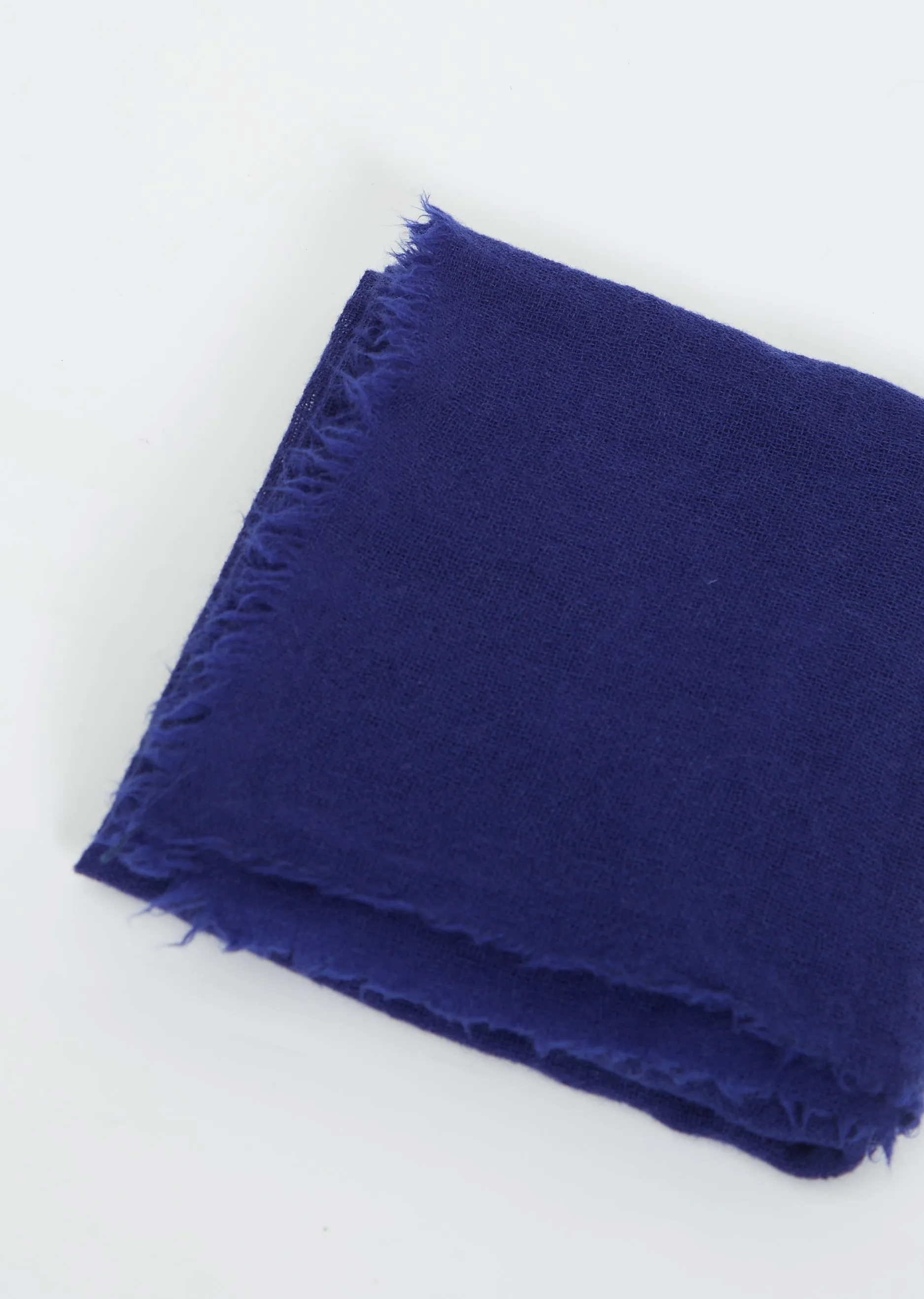 Electric Blue Cashmere Scarf.