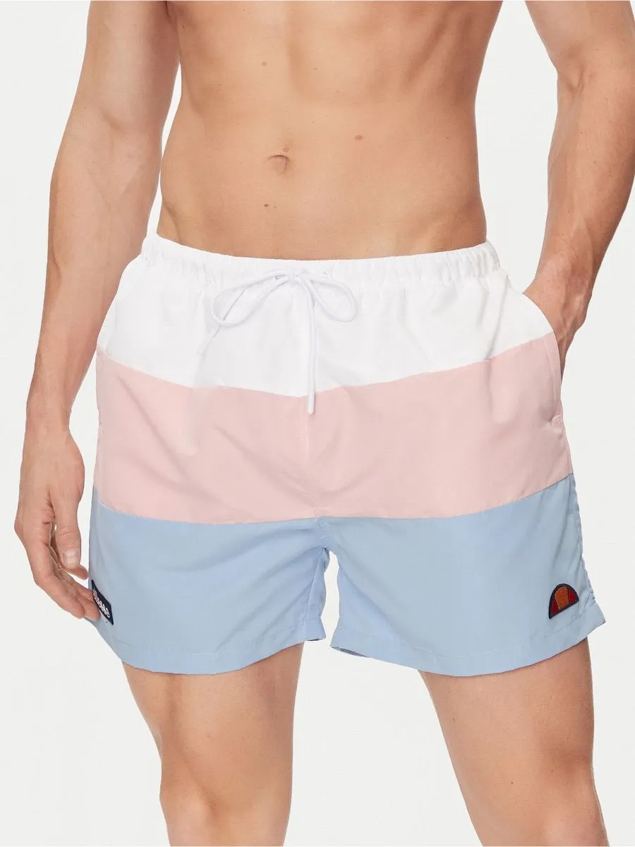 Ellesse Cielo White Pink Blue Swim Shorts