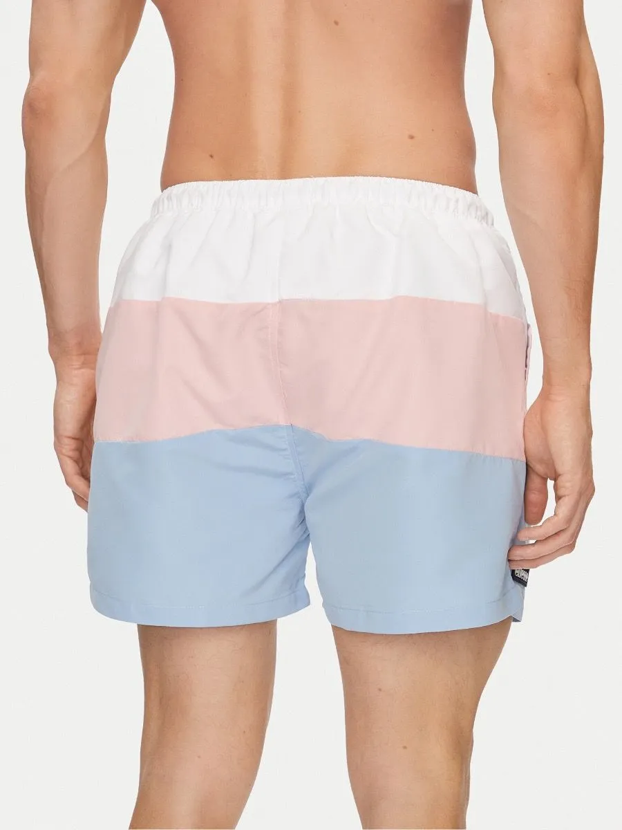 Ellesse Cielo White Pink Blue Swim Shorts