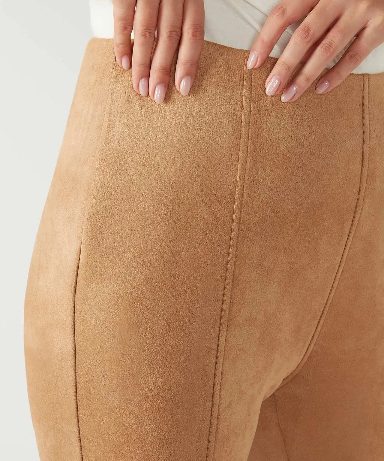 Tummy Control First Avenue Suede Leggings