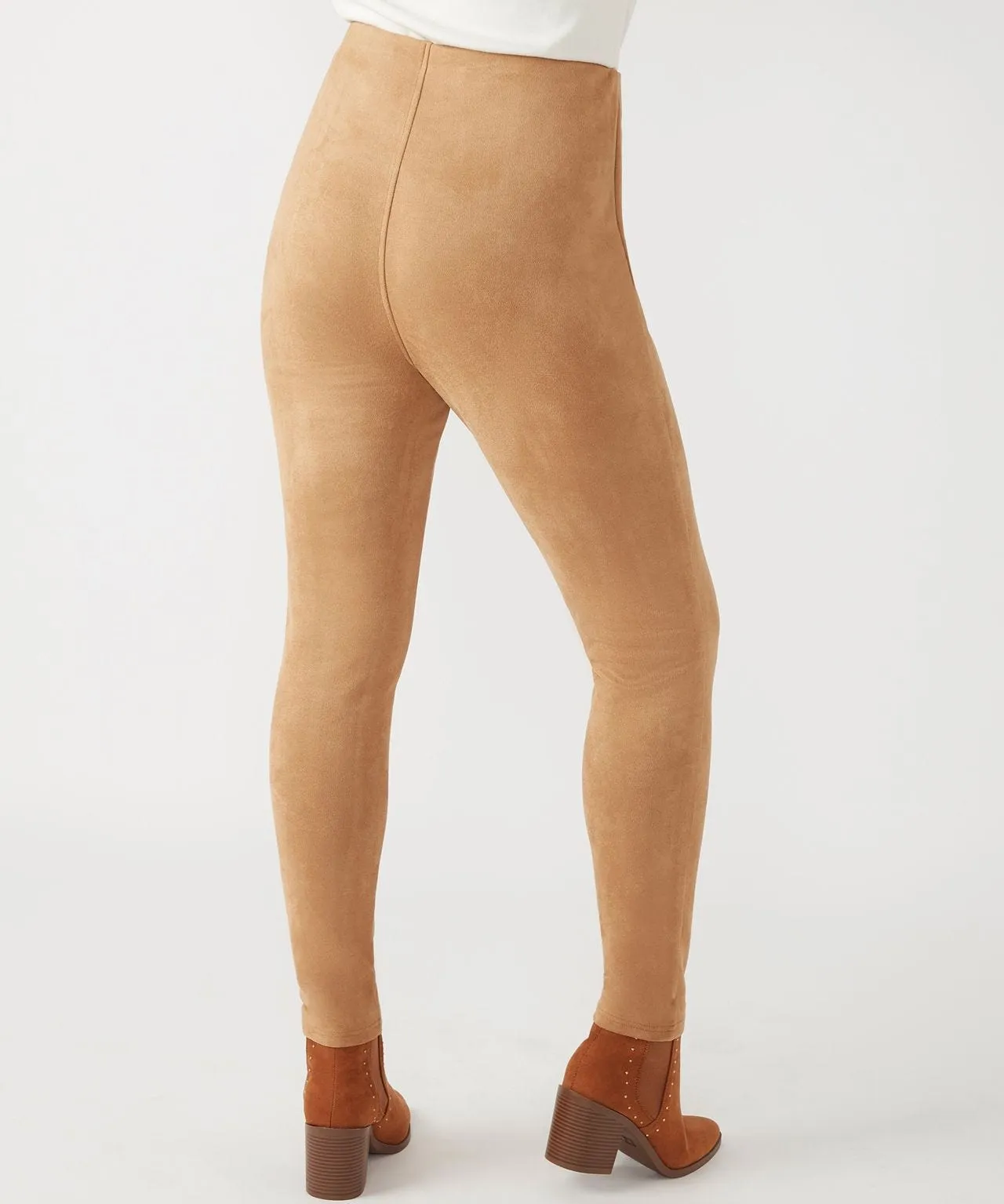 Tummy Control First Avenue Suede Leggings