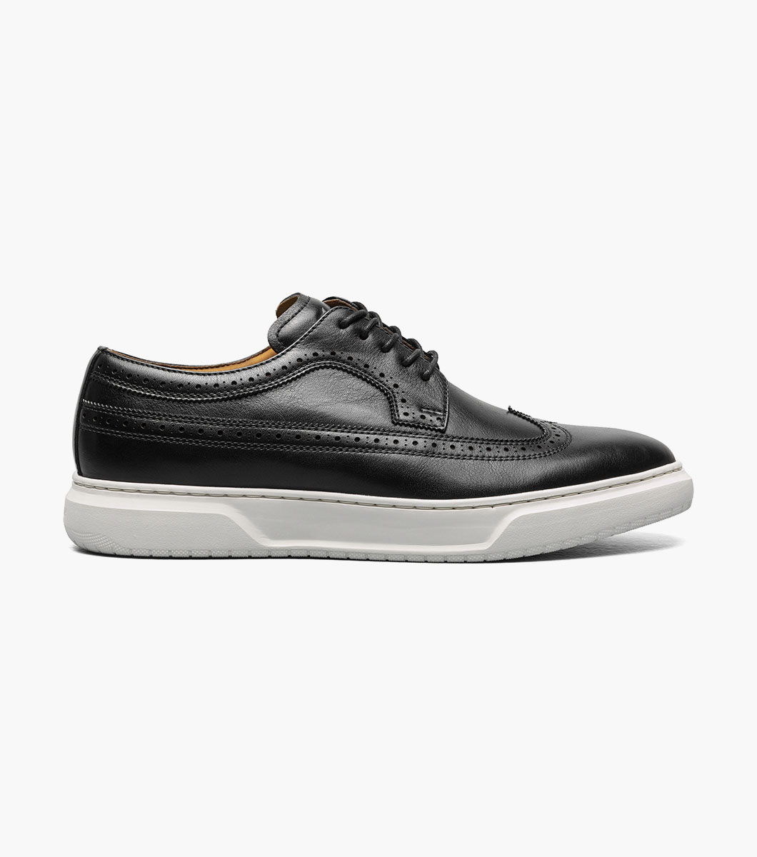 First Class Lace-Up Wingtip Trainers