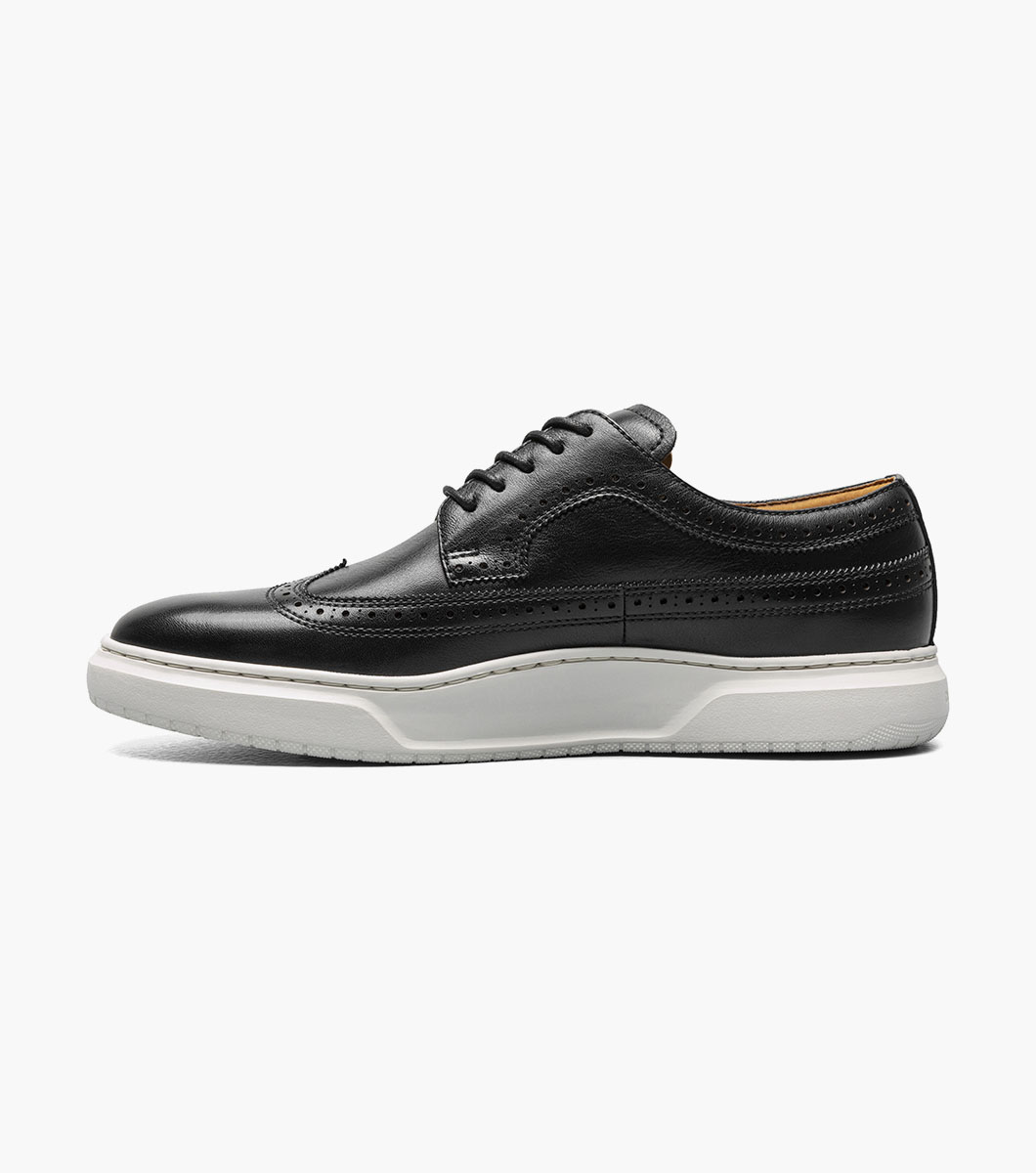 First Class Lace-Up Wingtip Trainers