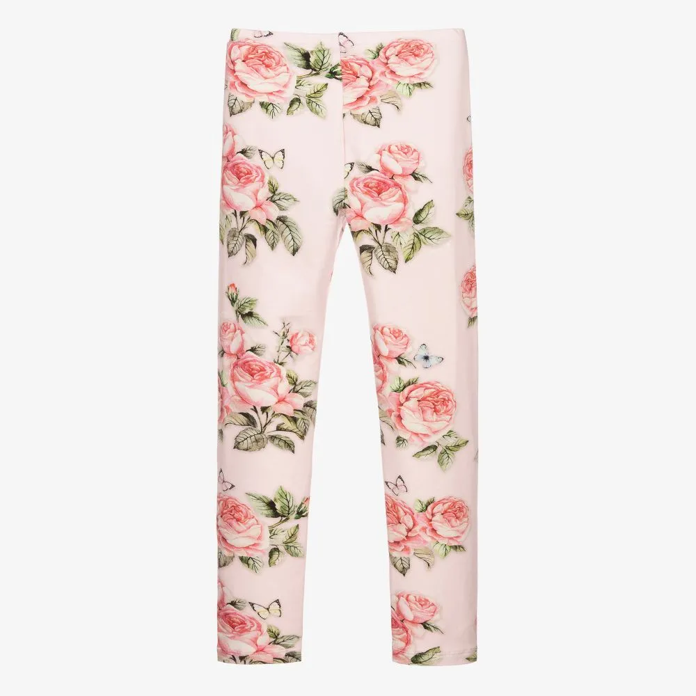 Floral Print Teen Leggings