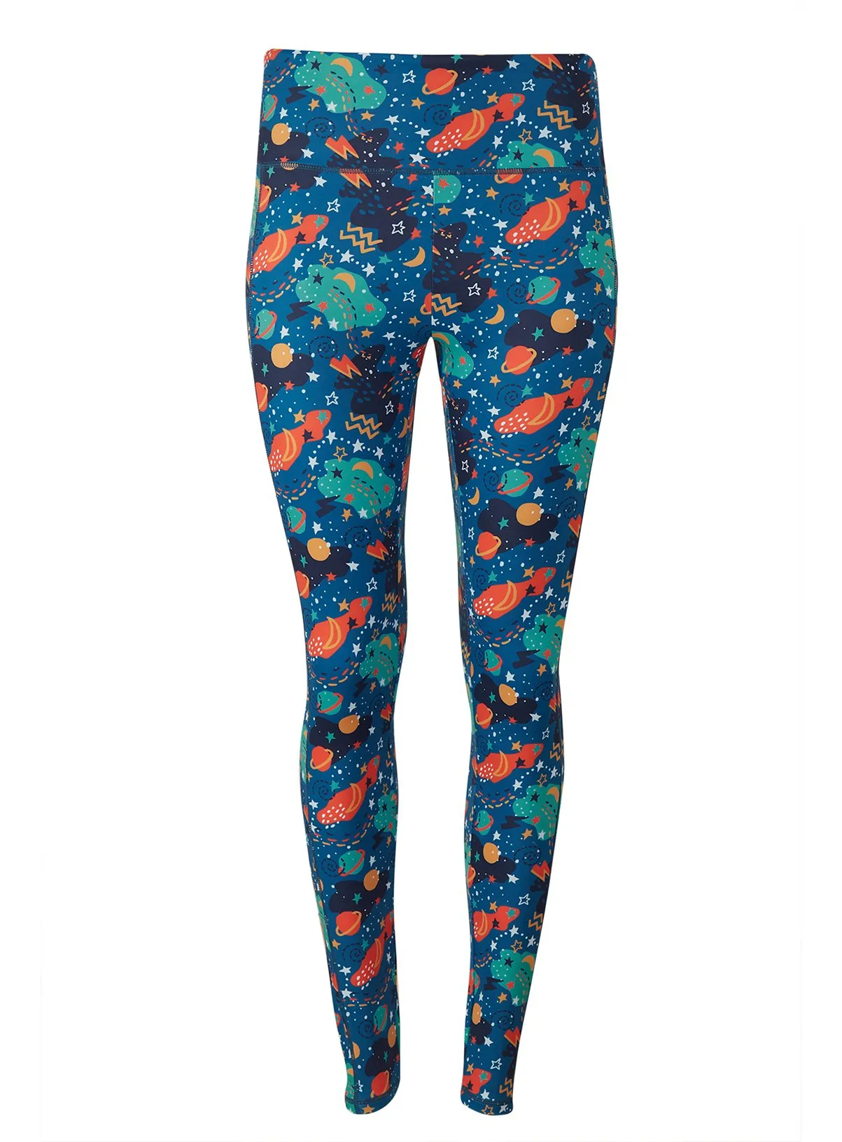 FRUGI Blue Interstellar Print Cosmo Leggings 22 - Tu Leggings.