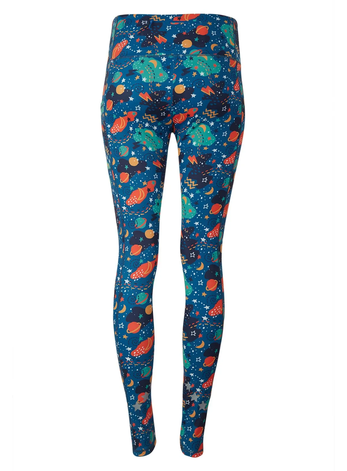 FRUGI Blue Interstellar Print Cosmo Leggings 22 - Tu Leggings.