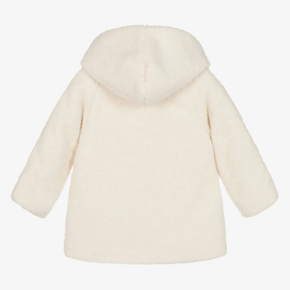 Girls Teddy Fleece Hooded Coat