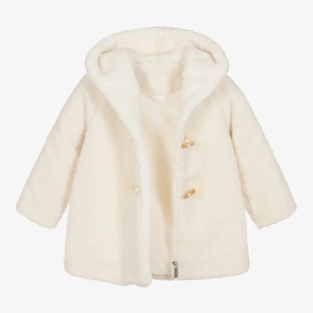 Girls Teddy Fleece Hooded Coat