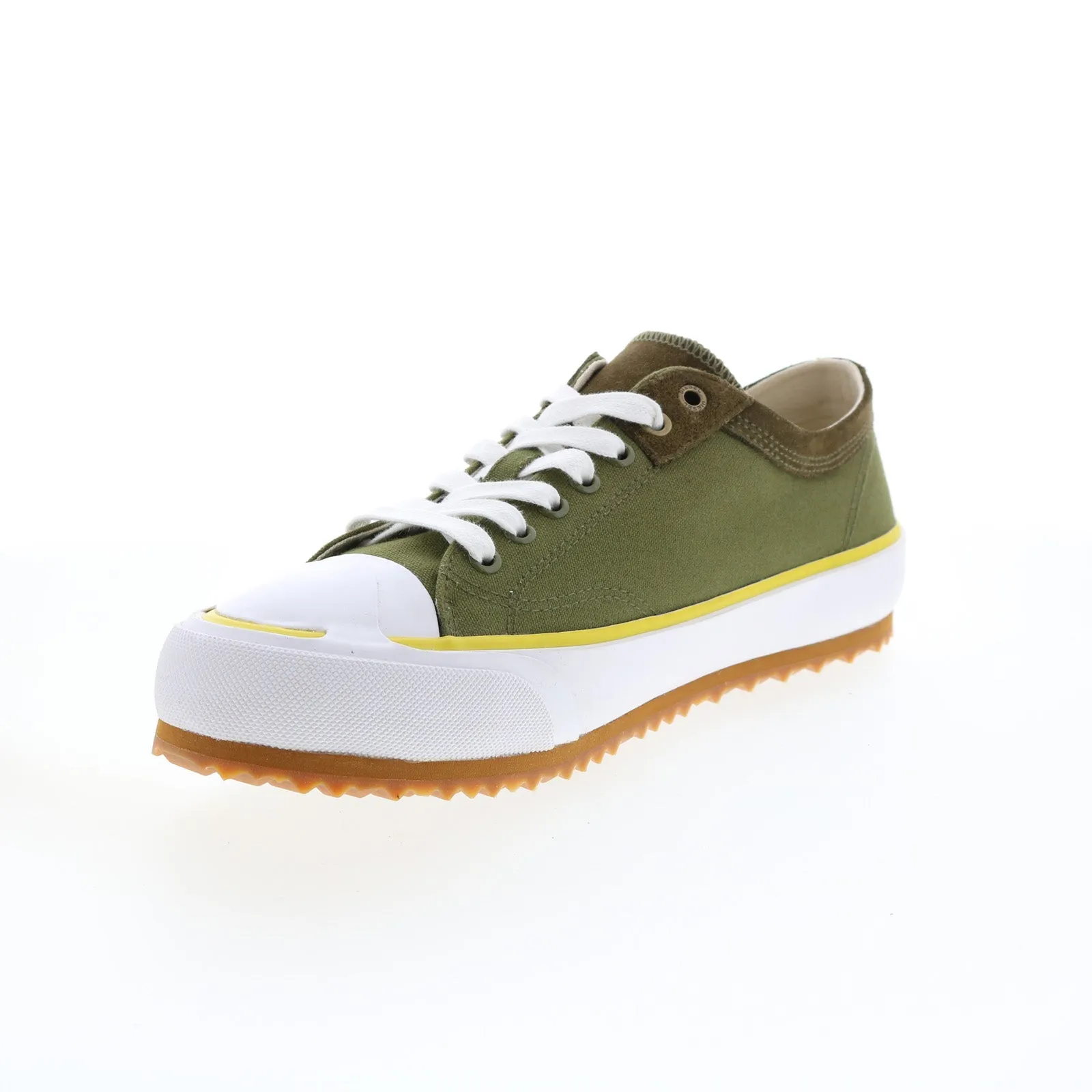 Green Diesel S-Principia Low Canvas Lace Up Lifestyle Sneakers