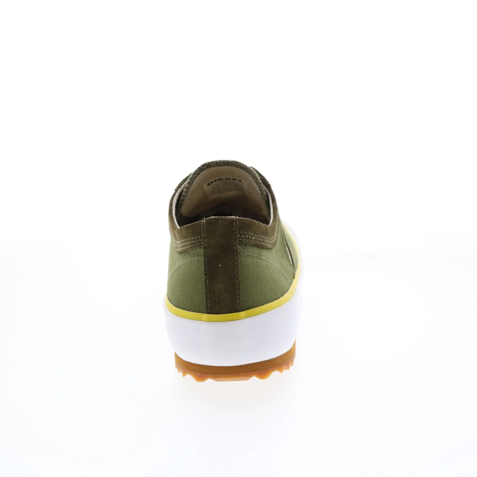 Green Diesel S-Principia Low Canvas Lace Up Lifestyle Sneakers