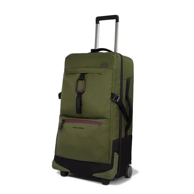 Green Unisex Duffle Bag with Wheels