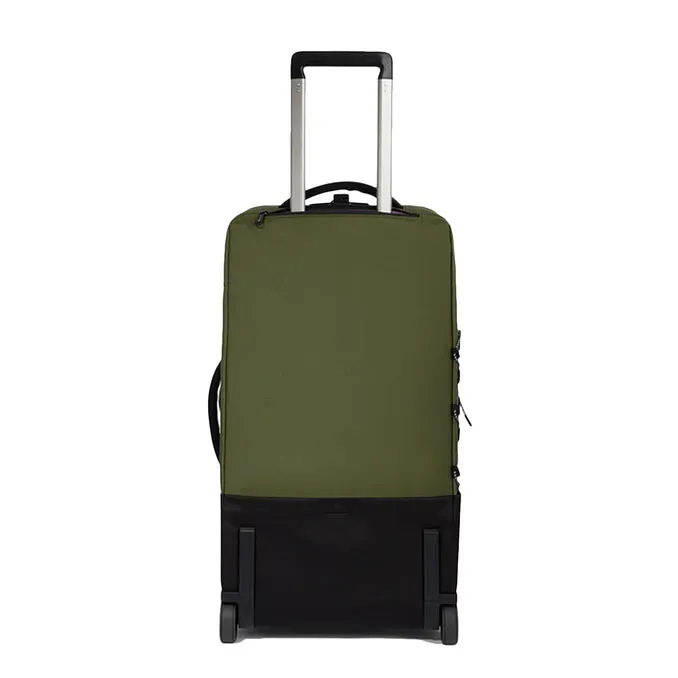 Green Unisex Duffle Bag with Wheels