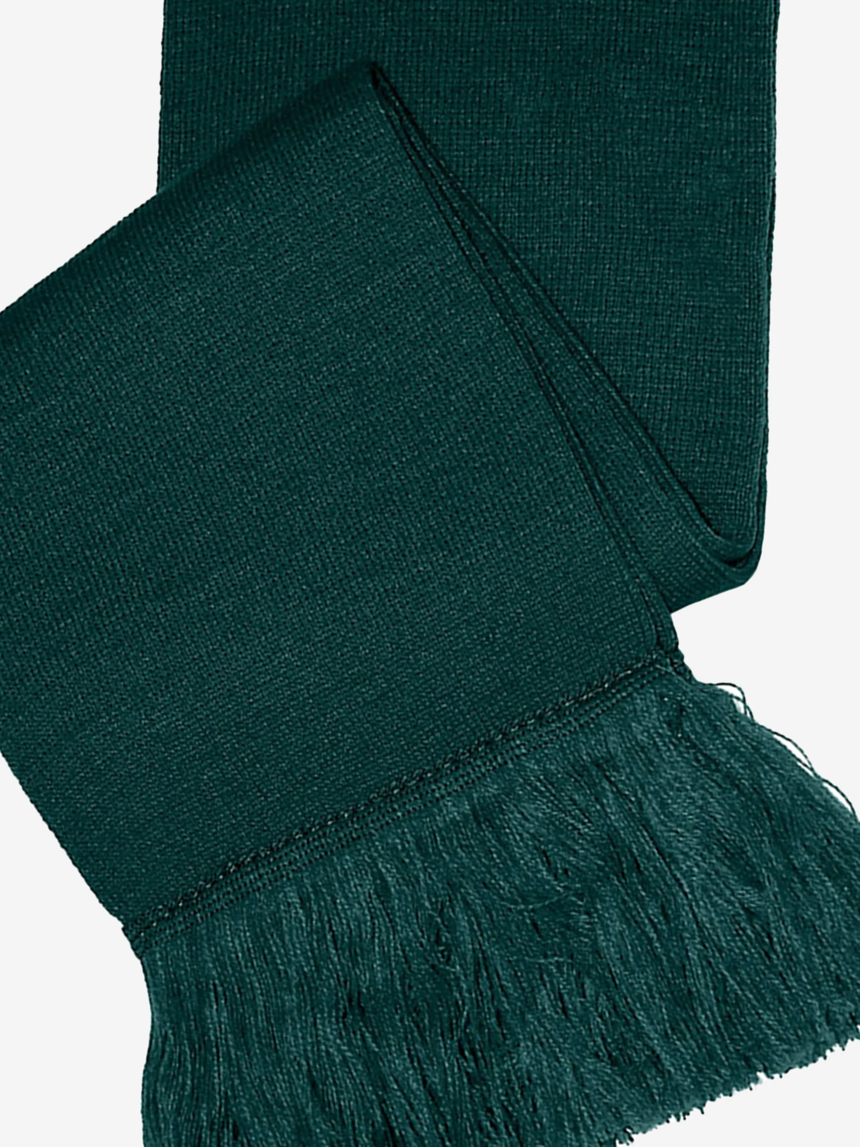 Green Zeco Kids School Knitted Scarf