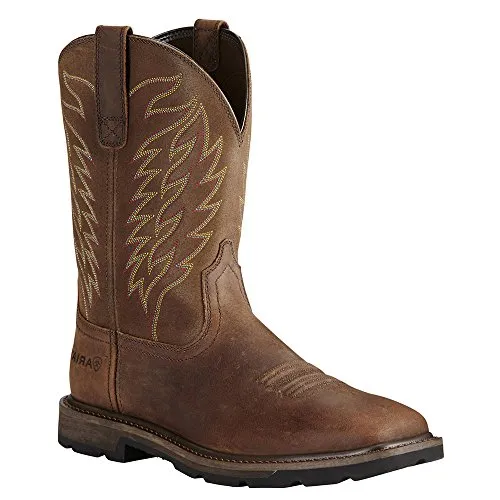 Groundbreaker Western Wide Square Toe Boot for Men - Shop Now