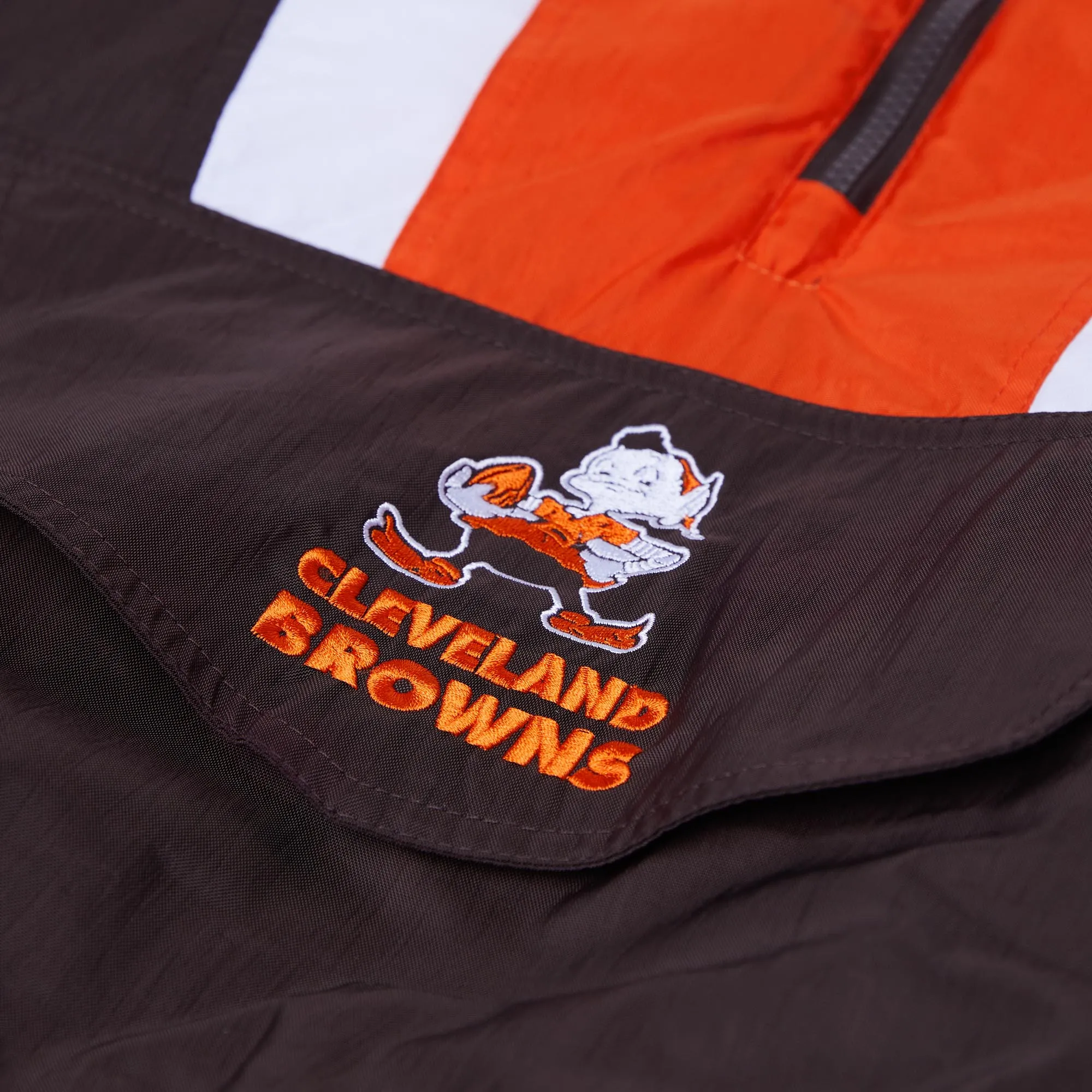 HOMAGE Browns Retro Pullover Jacket Starter Collection