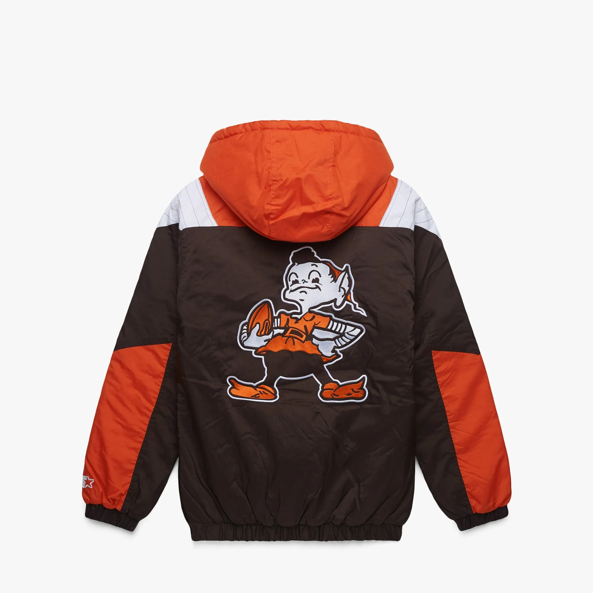 HOMAGE Browns Retro Pullover Jacket Starter Collection