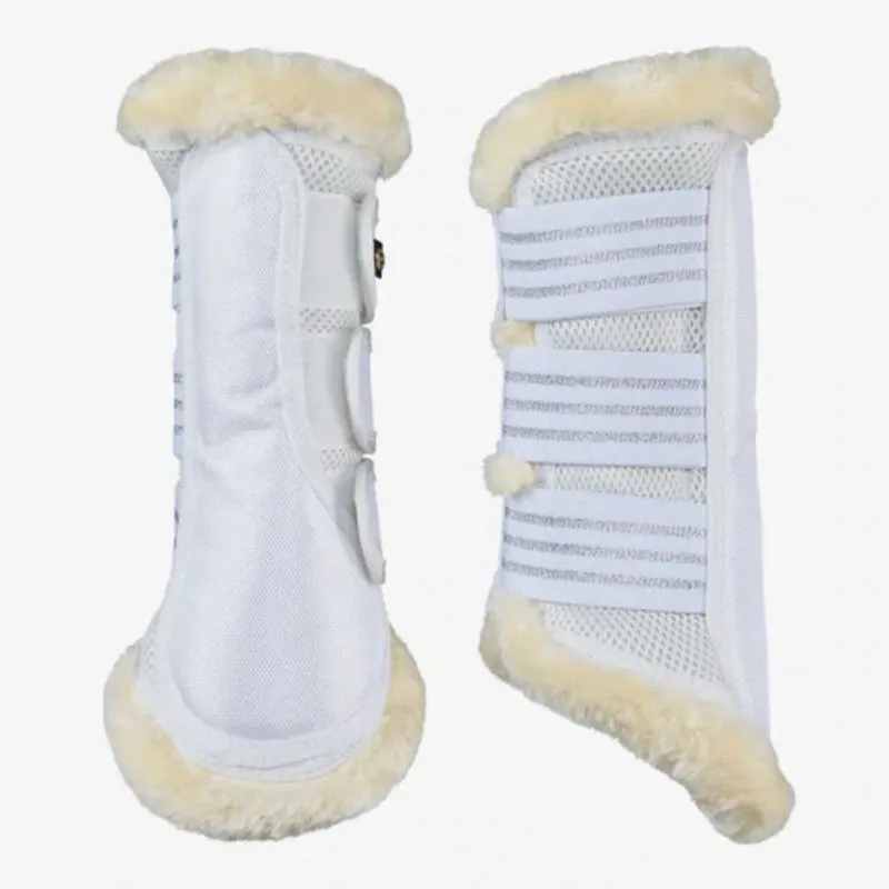 Horze Lincoln Fur Edge Sparkle Brushing Boots