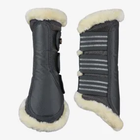 Horze Lincoln Fur Edge Sparkle Brushing Boots