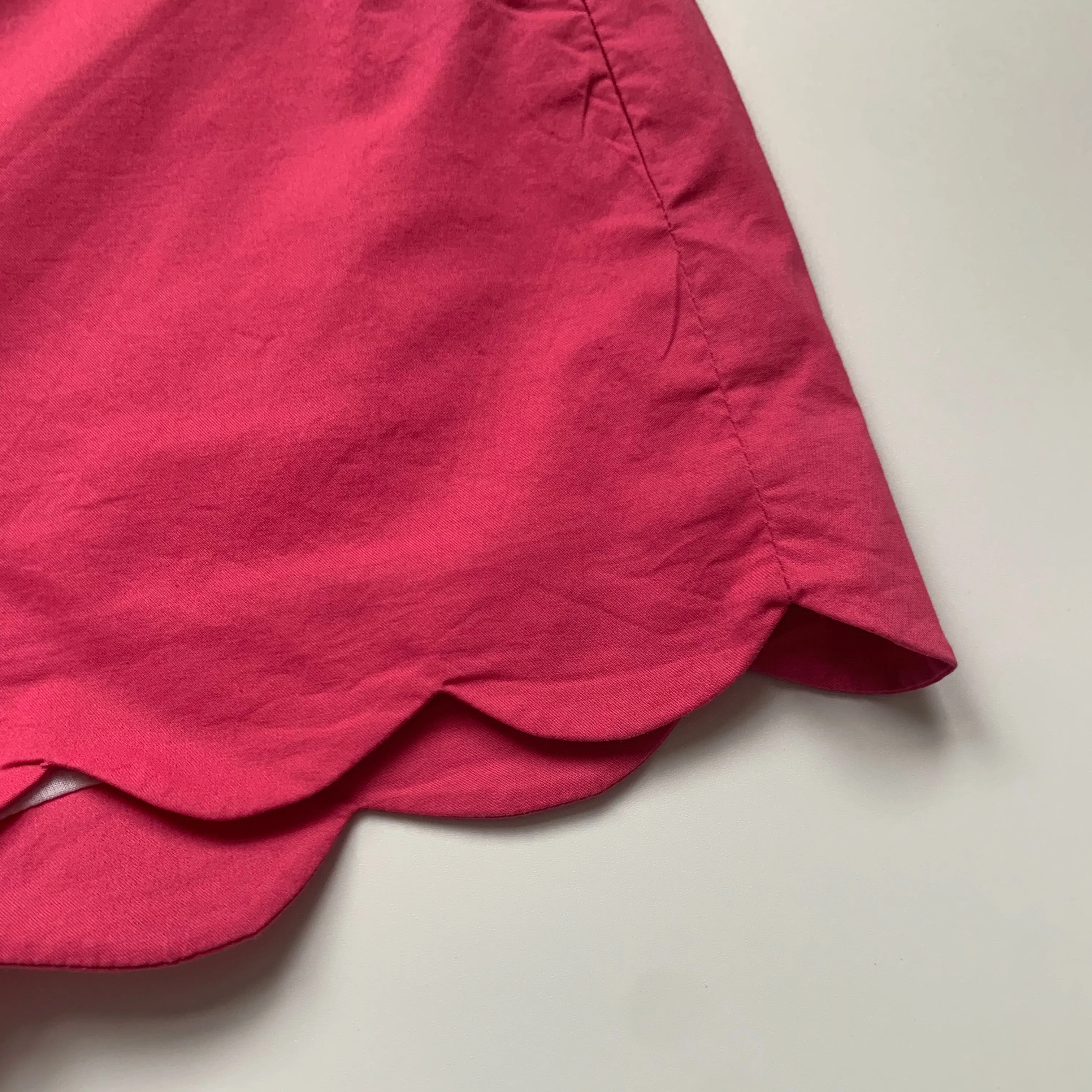 Pink Scallop Shorts for 4-Year-Olds by Il Gufo