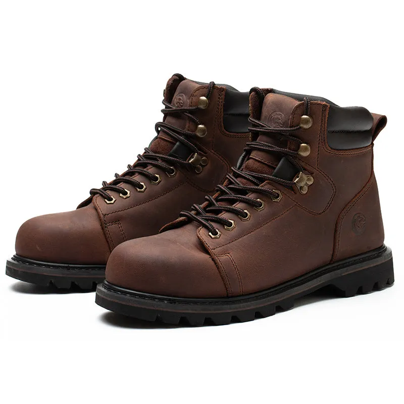 Industrial Steel Toe Work Boots for Urban Environments