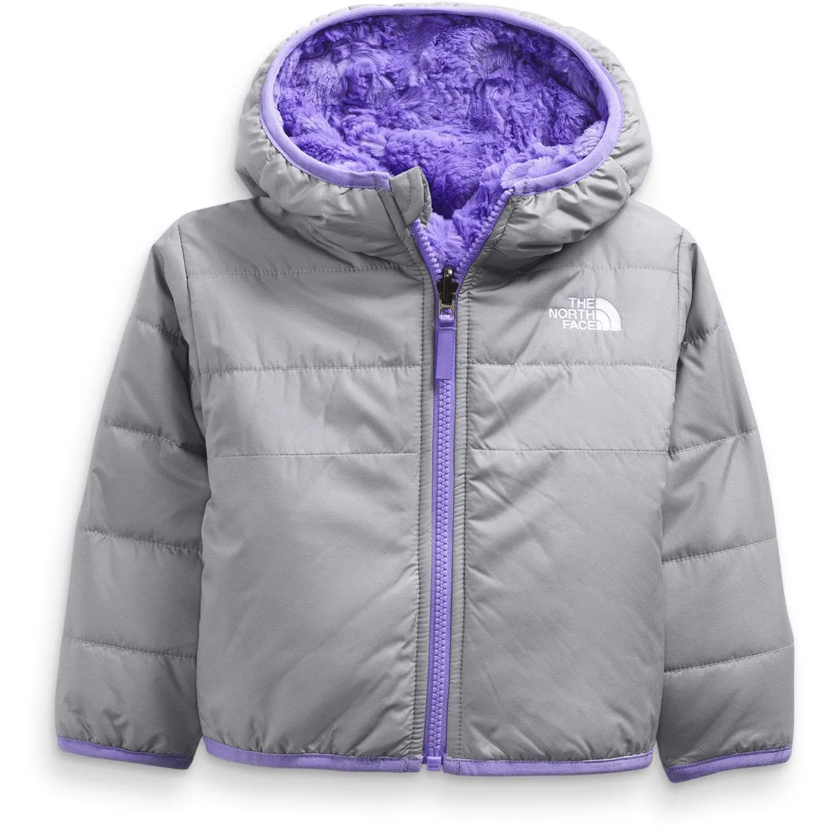 Infant Reversible Hooded Jacket - Mossbud Swirl Zip 