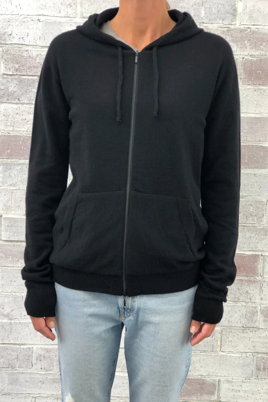 InversionneWisdom Black Zip Hoodie