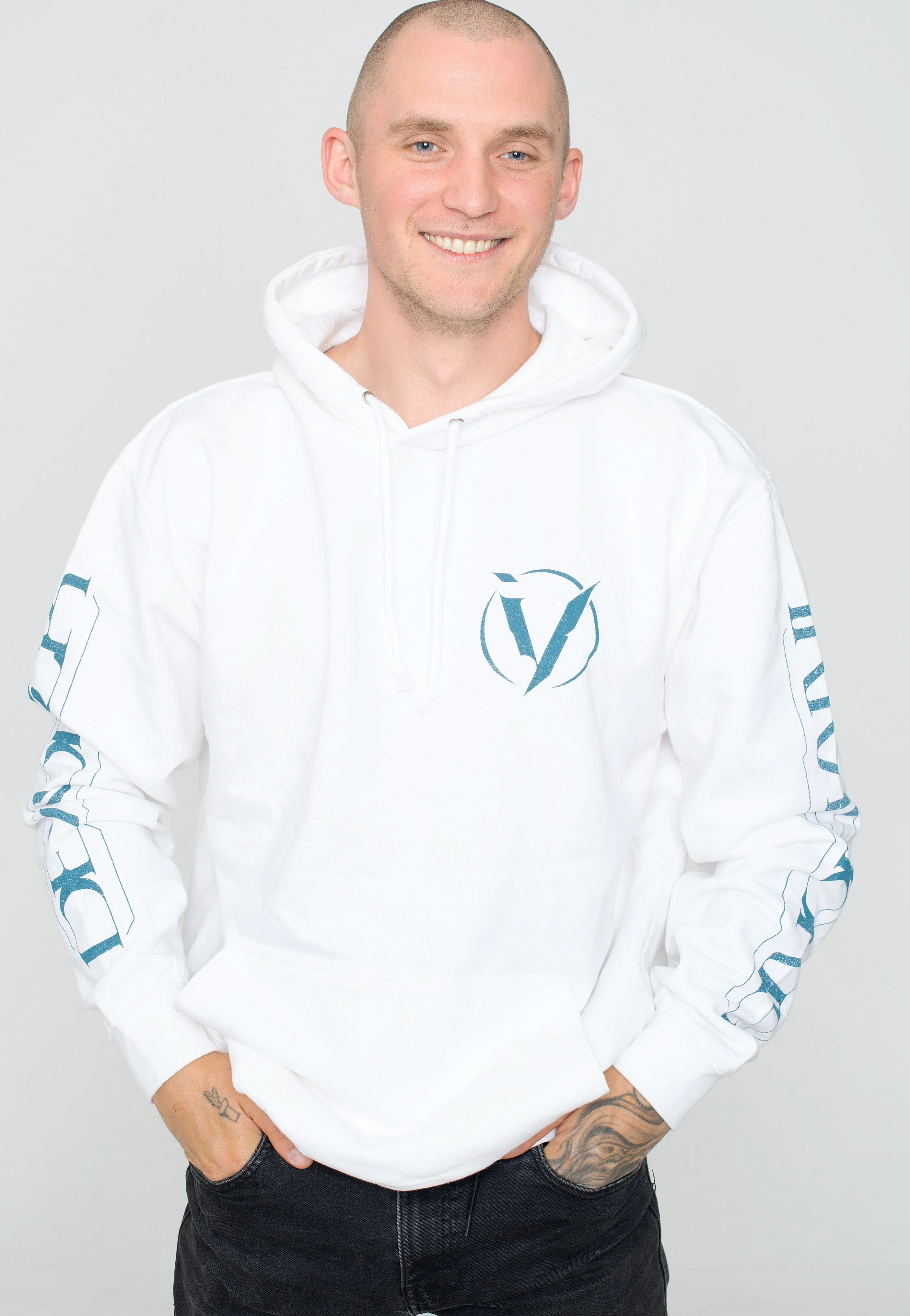 InVisions Deadlock Arctic White Hoodie