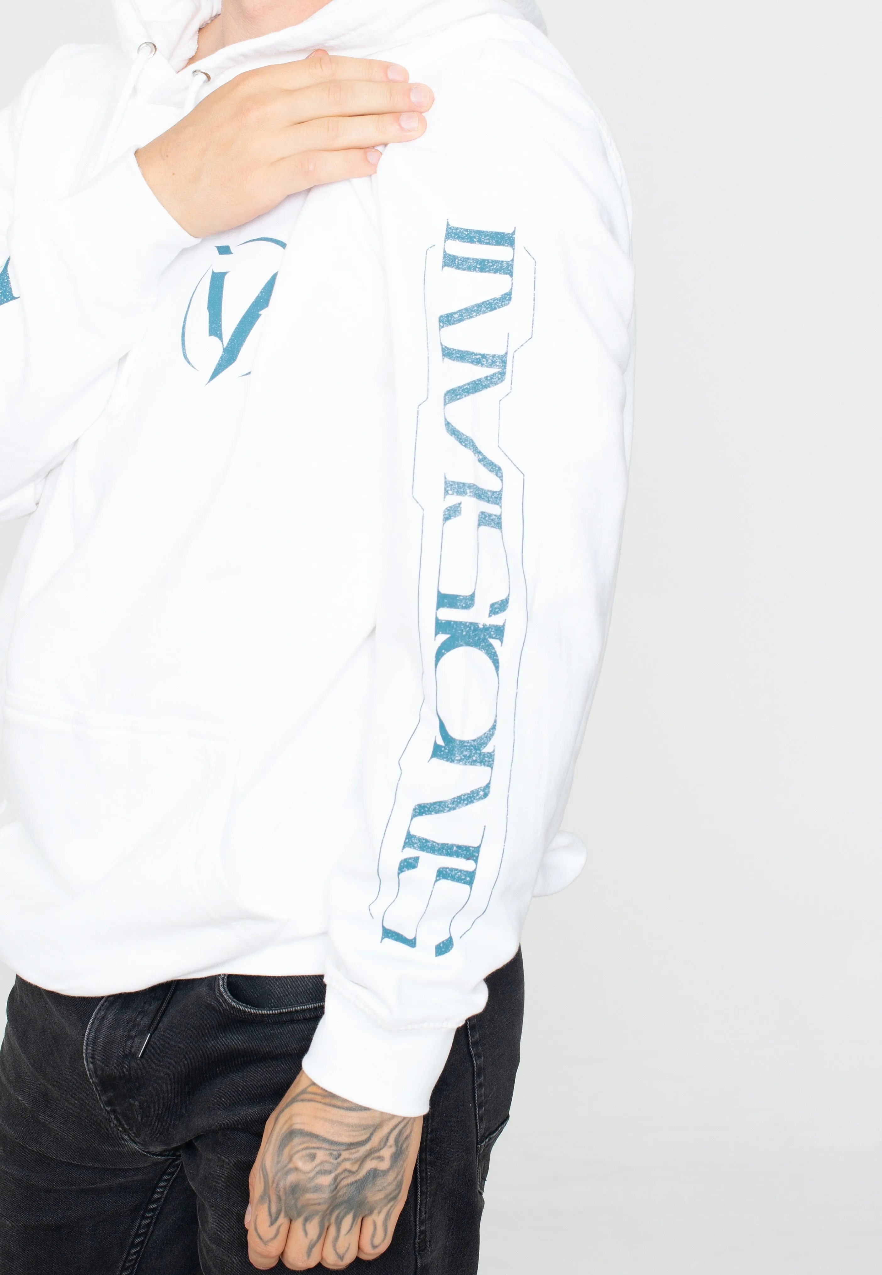 InVisions Deadlock Arctic White Hoodie