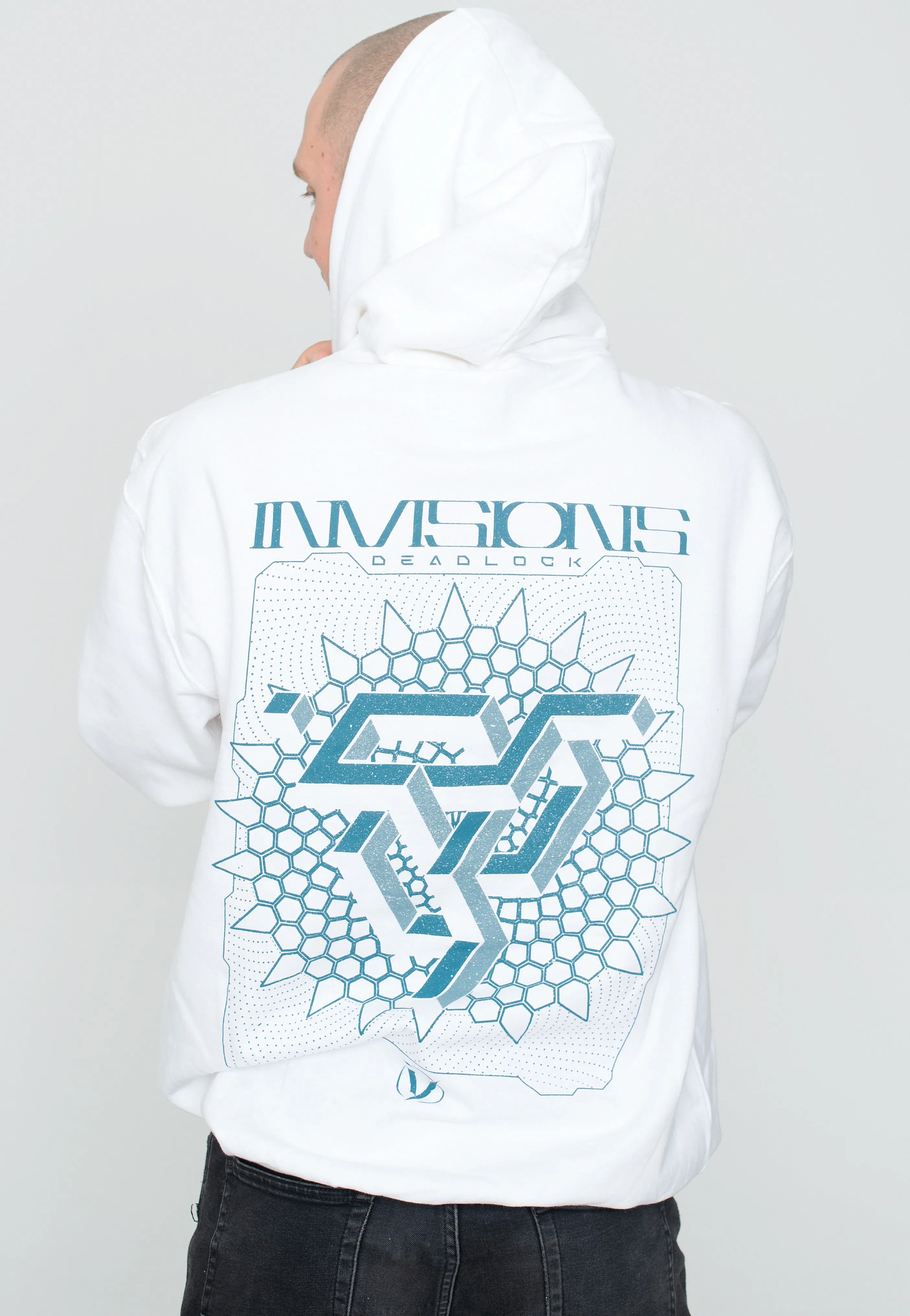 InVisions Deadlock Arctic White Hoodie