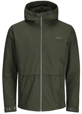 Jack and Jones Core Enzo Sporty Hooded Jacket Rosin