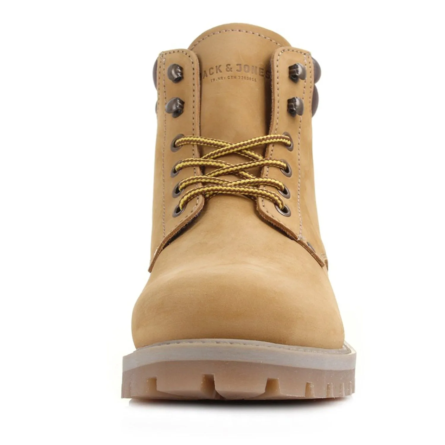 Jack and Jones Nubuck Stoke Leather Boots Honey