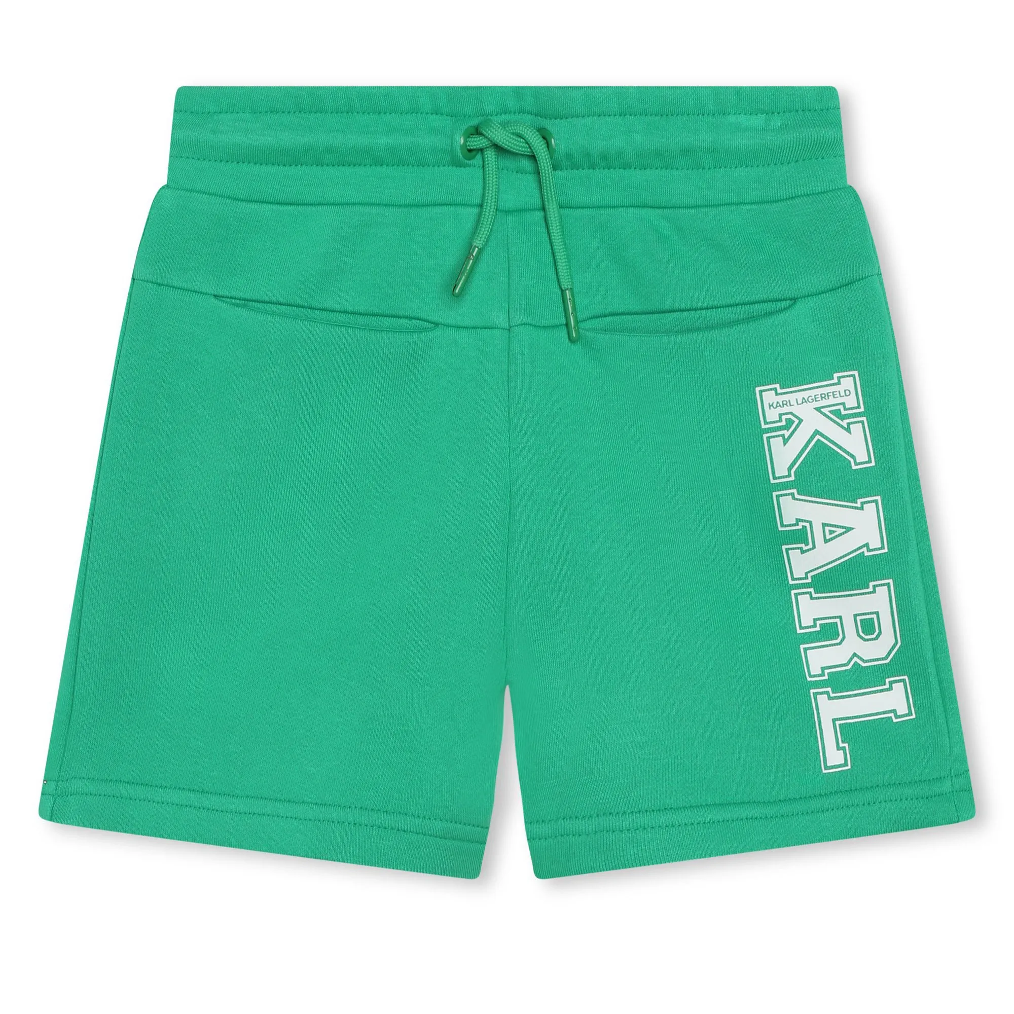 Karl Lagerfeld Green Logo Shorts