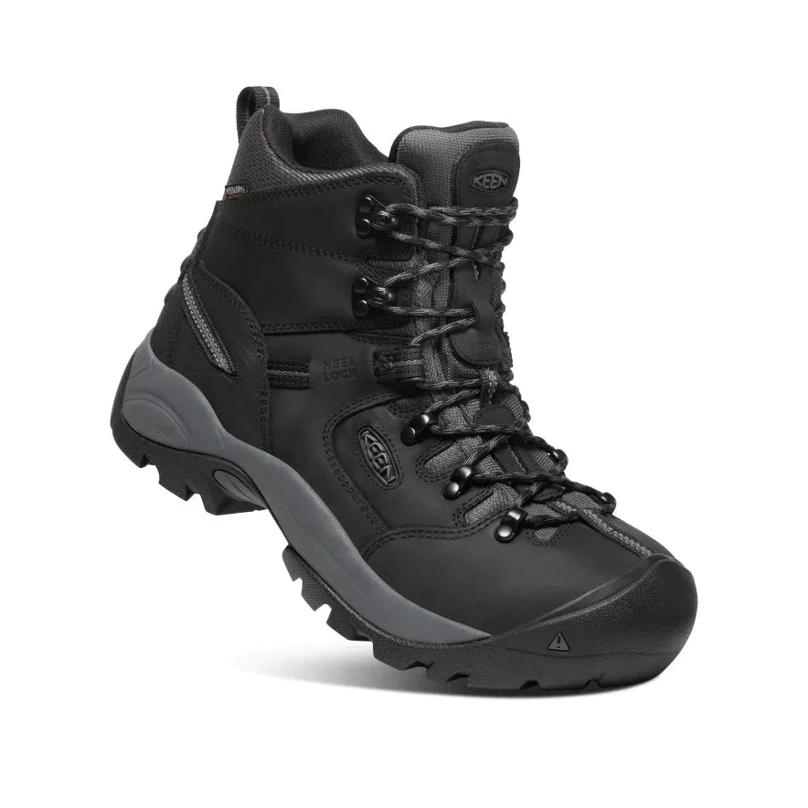 KEEN PITTSBURGH ENERGY 6 STEEL TOE BOOT - BLACK