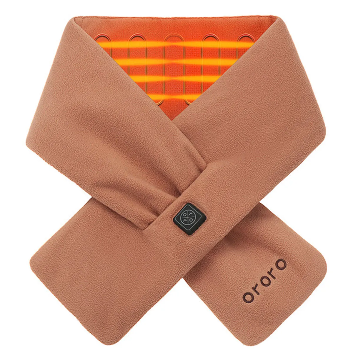 Khaki Heated Scarf for All Genders - Ororo